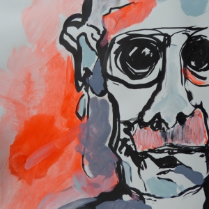 acryl, painting, color, sketch